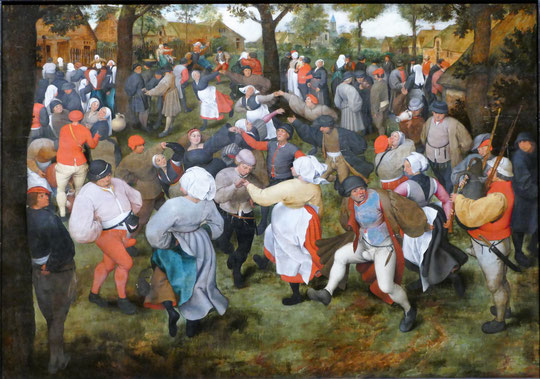 Pieter Bruegel : la danse de mariage (1566)