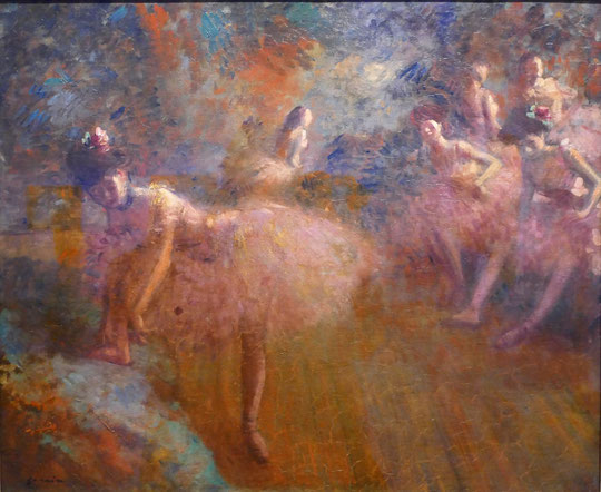 Jean Louis Forain : danseuses en rose (1905)