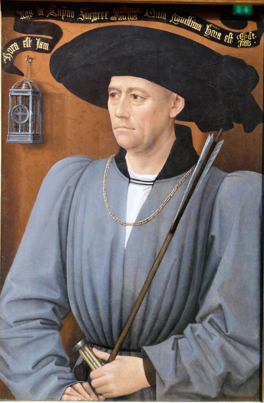 Rogier van der Weyden : portrait d'un juge de tournoi (1450)