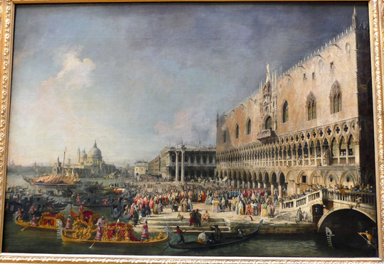 Antonio Canal (Canaletto) (1697-1768) : réception de l'Ambassadeur de France à Venise