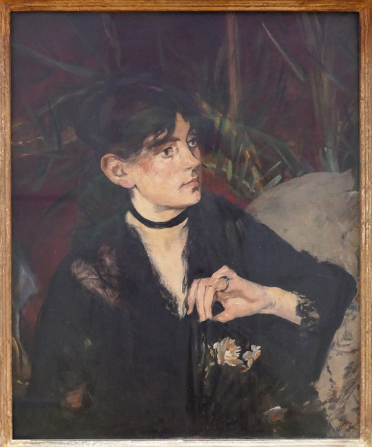 Edouard Manet : Berthe Morisot à l'éventail, 1874