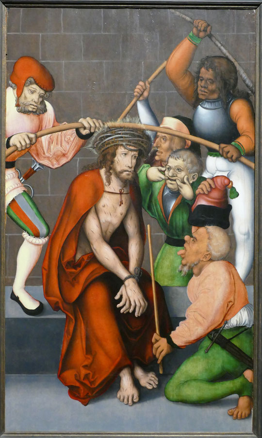 Maître du retable Pflock : le couronnement d'épines, vers 1520