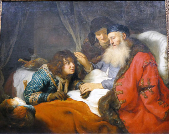 Govert Flinck : Isaac bénissant Jacob, vers 1638