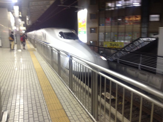 N700Aに乗ることは出来ず・・・ もっと出張に行くようになったら乗れるのでしょうか。