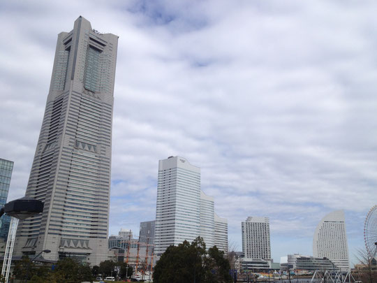 横浜に行ったぞというのをわかりやすく表現してみました。
