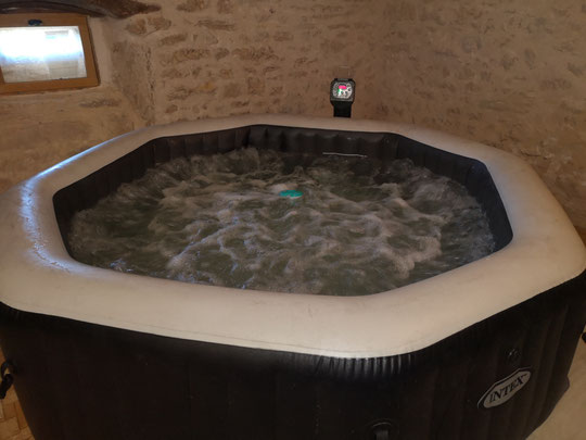 piscine rénovée 2015 + bache solaire +bache à barres+ douche solaire