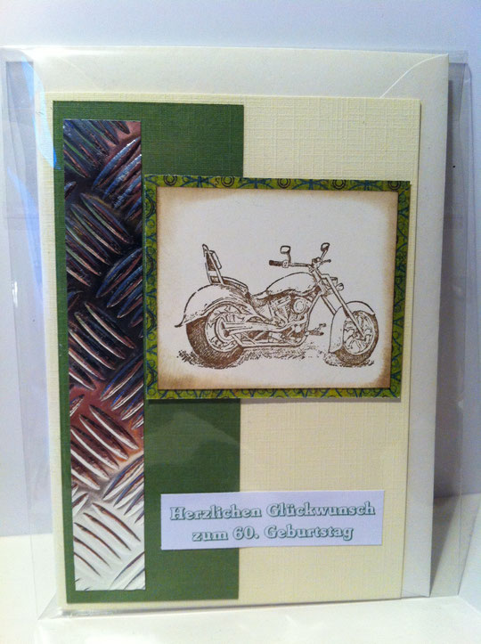 Stempel Motorrad von Stampin UP