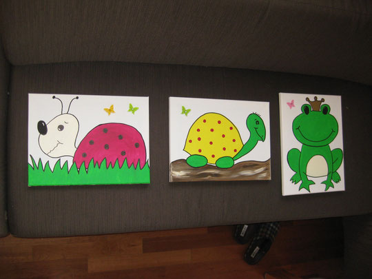 Acrylbilder "Kinderzimmer" - VERKAUFT