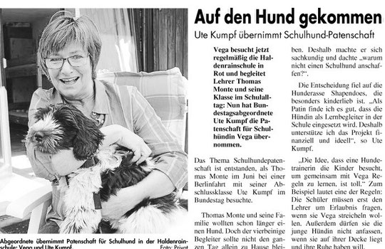 Bericht in der Zuffenhäuser Woche vom 26.9.12