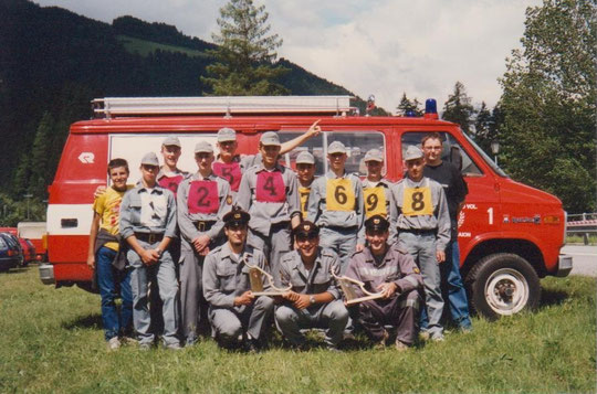 Die Jugendgruppe 2001 in Ratschings