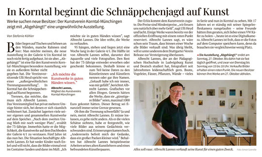 Stuttgarter Zeitung 21.10.2024