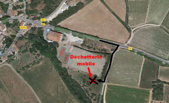 plan accès déchetterie mobile