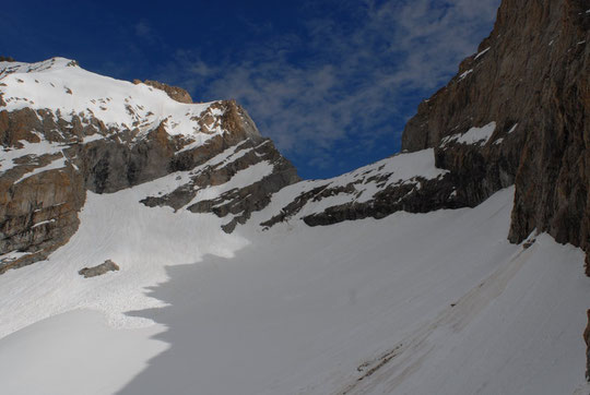 La Brèche de la Meije quasiment comme au printemps.