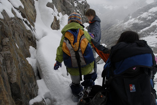 Alpinisme hivernal pour atteindre le refuge ?