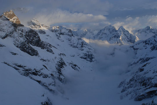 Soleil et nuages d'hier soir au Promontoire... (vous pouvez cliquer la photo !).