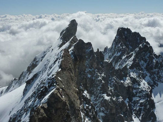 "Arriver au Grand Pic est toujours une joie, un "moment", et de là, voir les arêtes est toujours un émerveillement."  Gaston Rébuffat