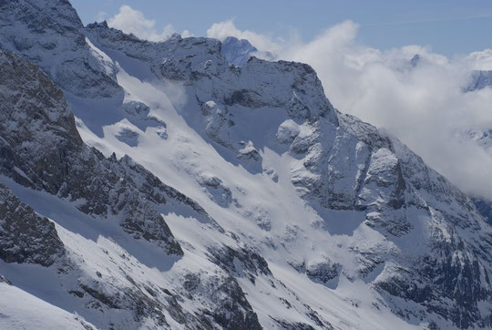 Jeudi midi, le versant ouest de la Casse Déserte.