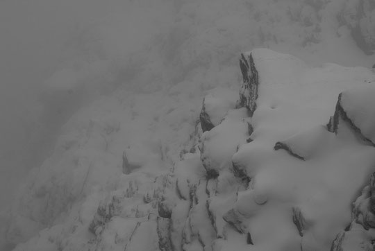 Ambiance ce matin sur l'arête du Promontoire !