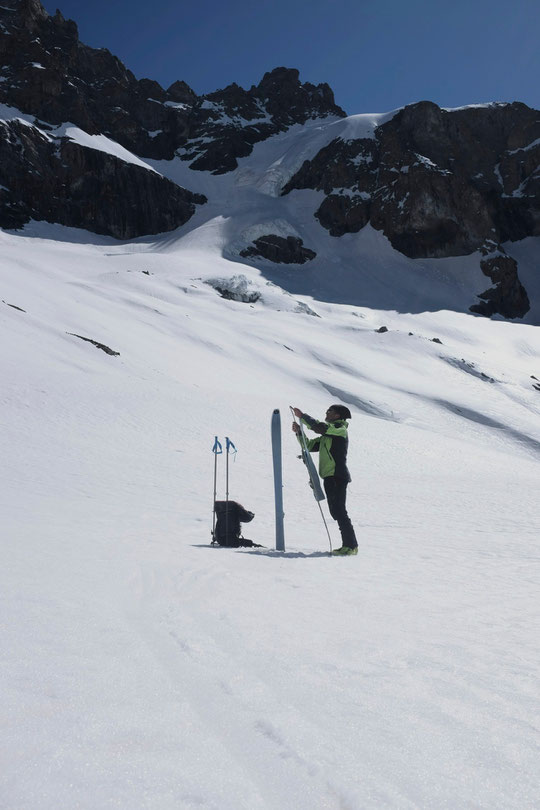 Frédi sous le col du Pavé, c'était vendredi dernier en milieu de matinée.