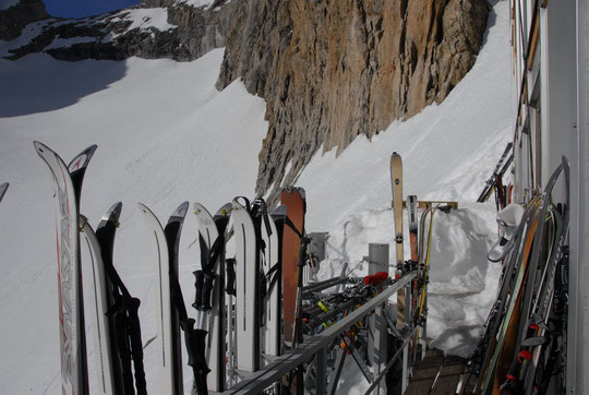 Belle fréquentation au refuge pour un tour de la Meije en bonne condition.