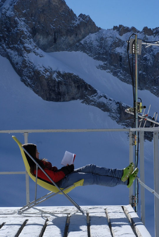 ... et la même (Leïla, 11 ans) ce dimanche matin au Promontoire.