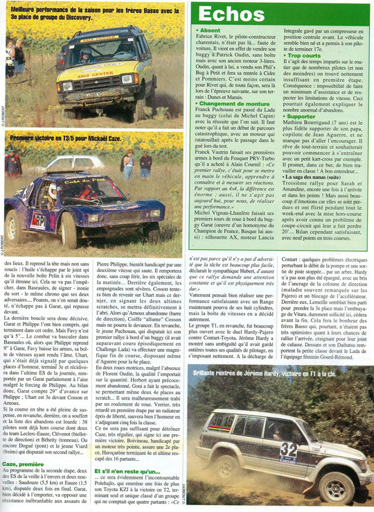 1996 - Rallyes Magazine - Gers Armagnac