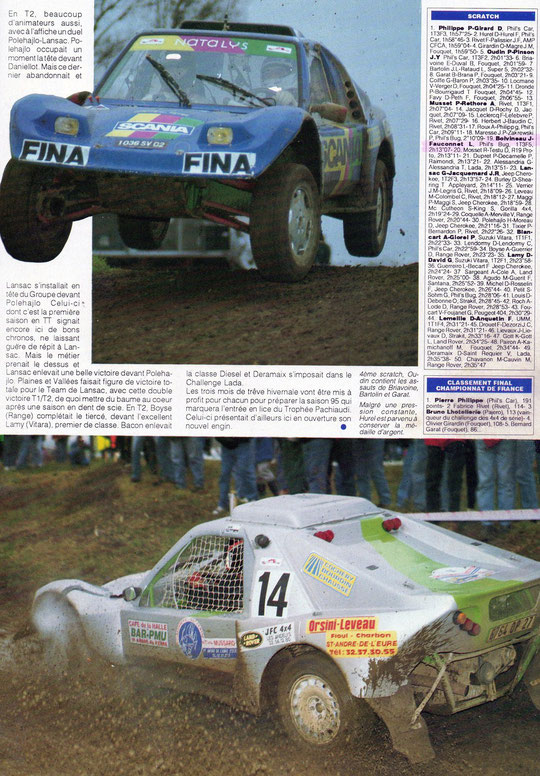 1994 - Compte Tours - Rallye Plaines & Vallées