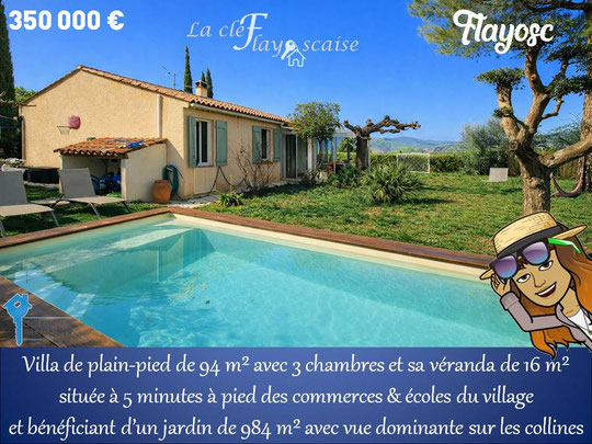 Cliquez sur la photo pour voir le lien sur l'annonce. N'hésitez pas à demander le dossier de présentation complet et détaillé de la villa.