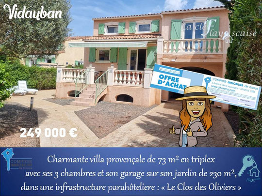 Cliquez sur la rubrique à droite "Villas dans le Clos des Oliviers à Vidauban" pour avoir + de photos. Vous pourrez découvrir alors un dossier de présentation complet et détaillé.