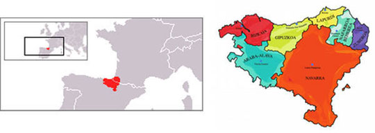 provinces du pays basque