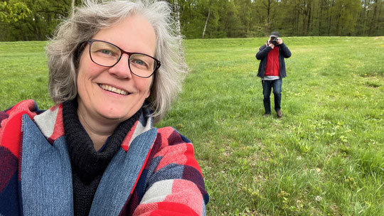 Schoß und Gegenschuß - Selfie mit Fotograf. © Griselka 2024