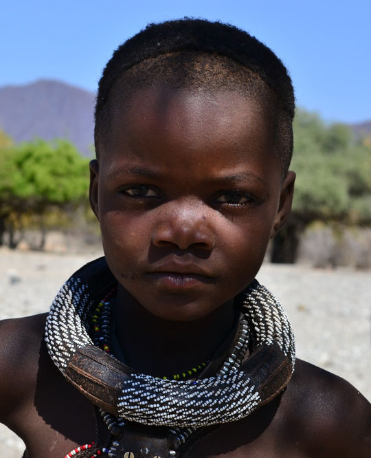 Himba Child in the middle of nowhere