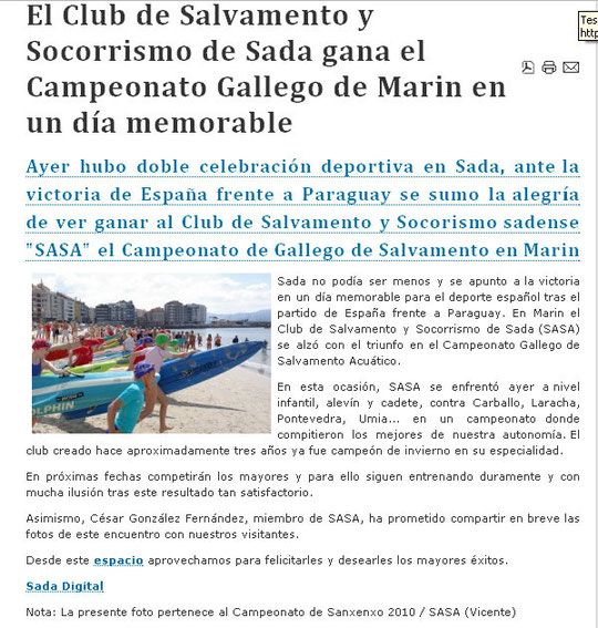 En Sada Digital celebran nuestro éxito