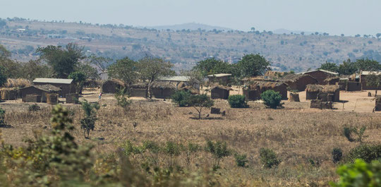 Everywhere along the road sleepy villages...