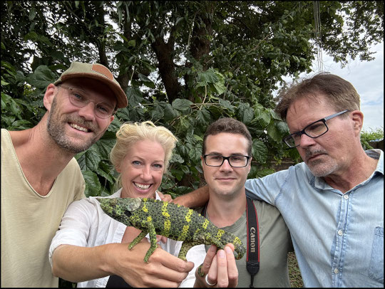 Die Melleri-Menschen: myself, Laura, Otto and Didrik.