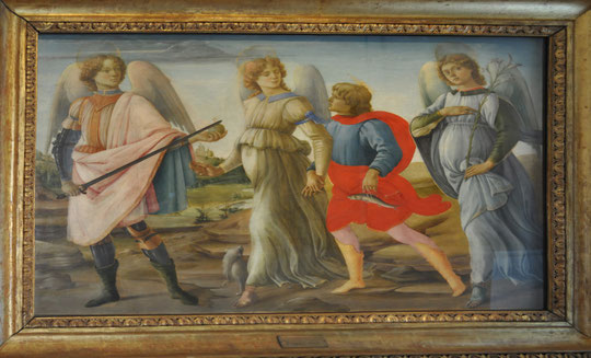 Filippino Lippi - l'artiste a repris l'oeuvre de Botticini - Turin - Galleria Sabauda - 1485