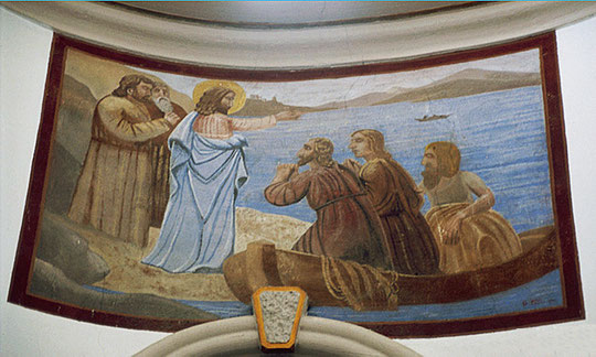 Loreto di Casinca - décor peint de Raymond Rifflard dit Rif (1896-1981)