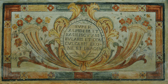       "TU MARCHERAS SUR L'ASPIC ET LE BASILIC, TU FOULERAS AUX PIEDS LE LION ET LE DRAGON -                                                                                                                                           PSAUME 91