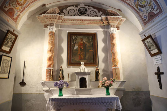 Chapelle St-Antoine abbé - autel Saint-Joseph 