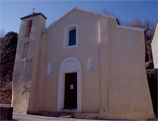 Santa-Reparata di Moriani - Chapelle Saint-Antoine abbé - XVIIIe s d'après le cadastre de 1868 - travaux au XXè s.