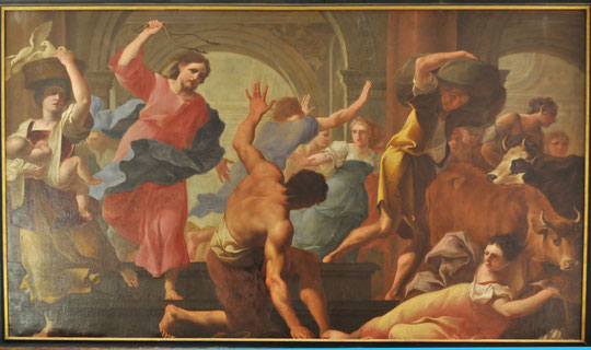 OLMETA-DI-TUDA - Eglise de l'Assomption - Jésus chassant les marchands du temple