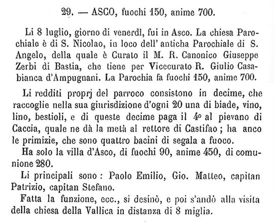 VISITE PASTORALE 1760