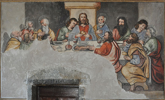 Cateri - Marcasso - La Cène (Marco Antonio De Santis XVIIè s.)