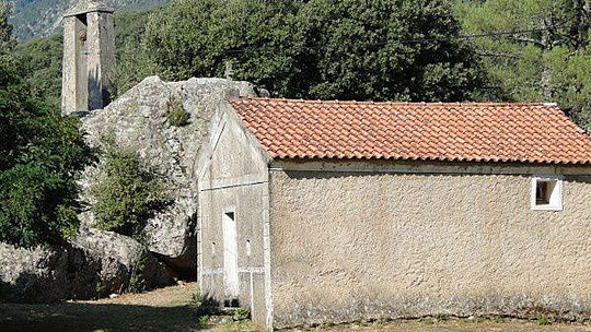 Guagno - Chapelle St Antoine - cliché LE BLOG DES POGGIOLAIS