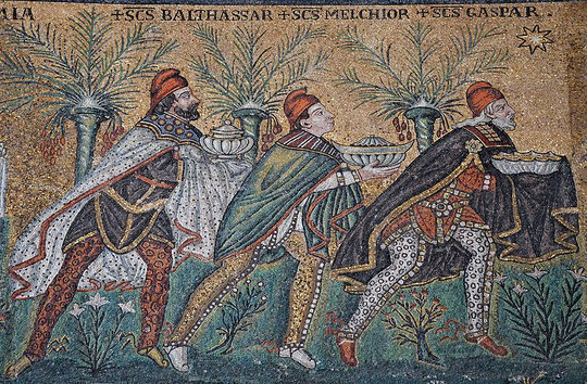 Ravenne - Sant'Apollinare - mosaïque des Rois Mages