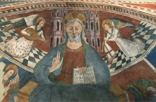 CHRIST EN MAJESTE restauré