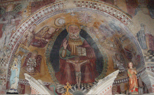 Cambia - Chapelle San Quilicu - Christ en majesté