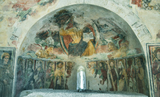 Gavignano - Chapelle San Pantaleon - Christ en majesté