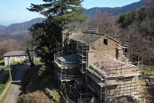 San-Gavino d'Ampugnani - restauration (cliché Stéphane Lapera FTV)