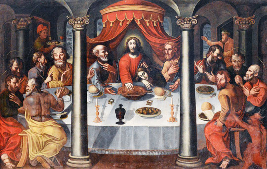 Cateri - couvent de Marcasso - La Dernière Cène - Giuseppe Maria Casalta (1687-1711)